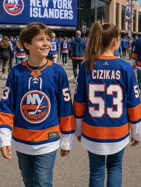 NHL Fanatics Casey Cizikas #53 New York Islanders Home Hockey Jersey Youth L/XL